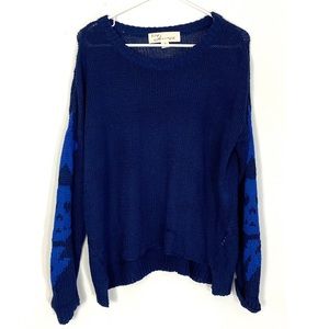 Vintage Havana Boxy Skull Star Sweater Large